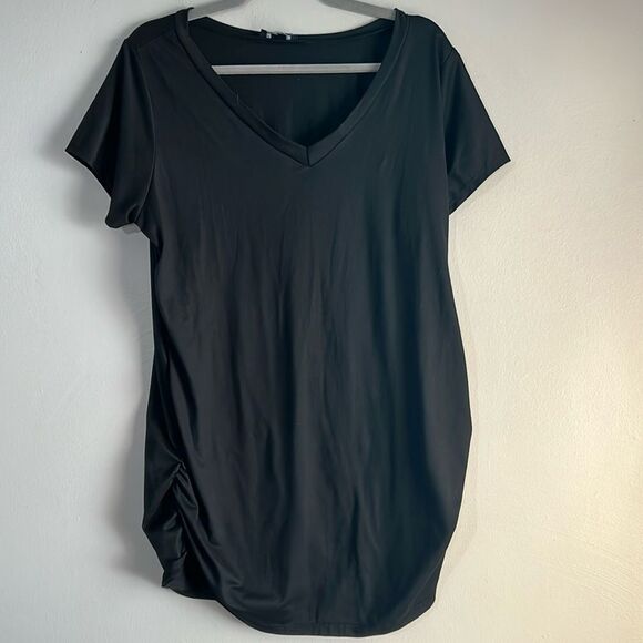 Rouge Collection Side Ruched Top - Picture 1 of 6